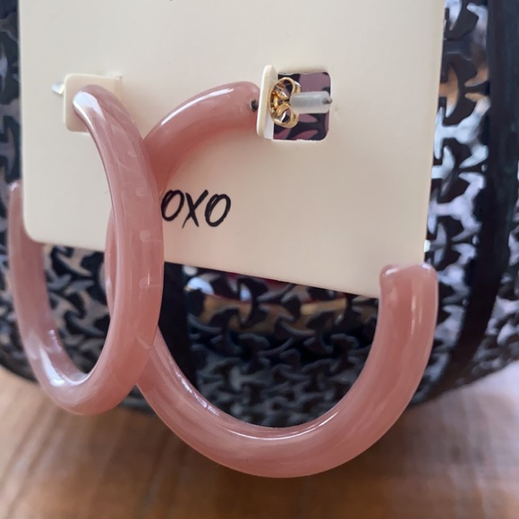 Banana Republic Resin Hoop Earrings - Picture 6 of 7